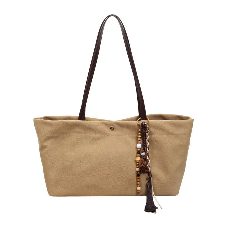Large Canvas Tote Bag for Women – School & Daily Commute
