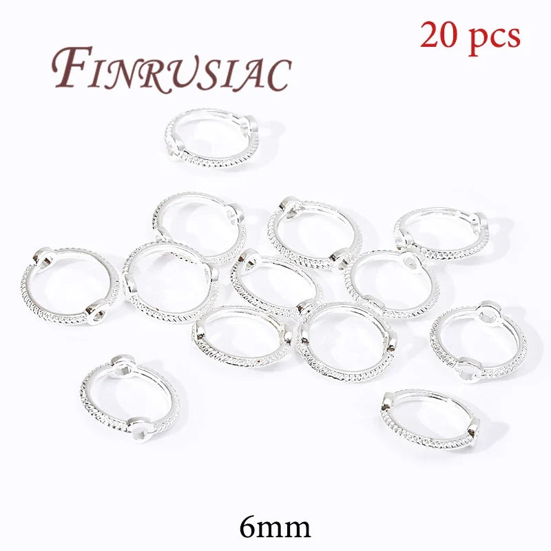 20Pcs 18K Gold Plated Bead Frames | DIY Jewelry Spacers