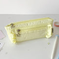 Transparent Window Pencil Case – Large Capacity Pen Bag