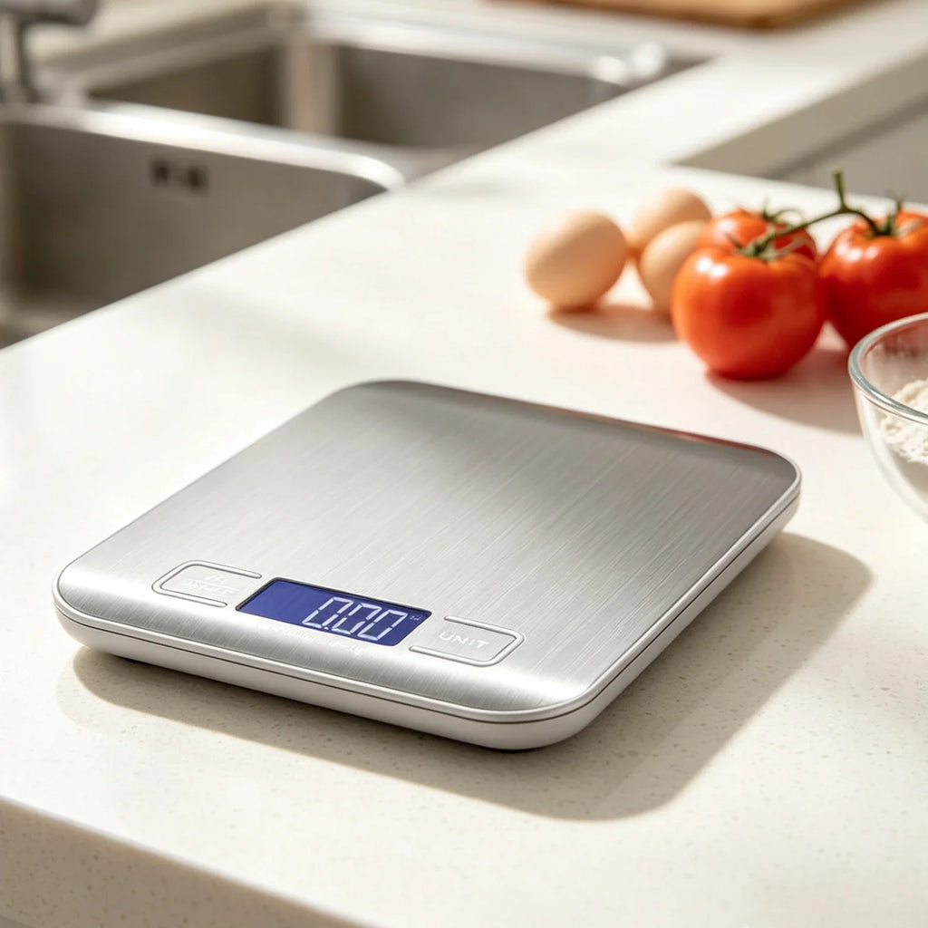 Precision 5kg Digital Kitchen Scale | Stainless Steel LED Display