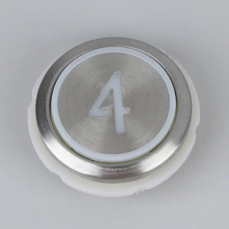 Round Stainless Steel Elevator Button – Floors 1-6 & Up/Down