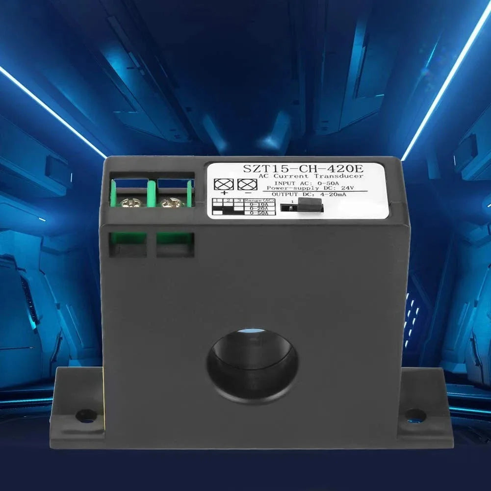 SZT15-CH-420E AC Current Transducer Sensor 0–50A | 4–20mA