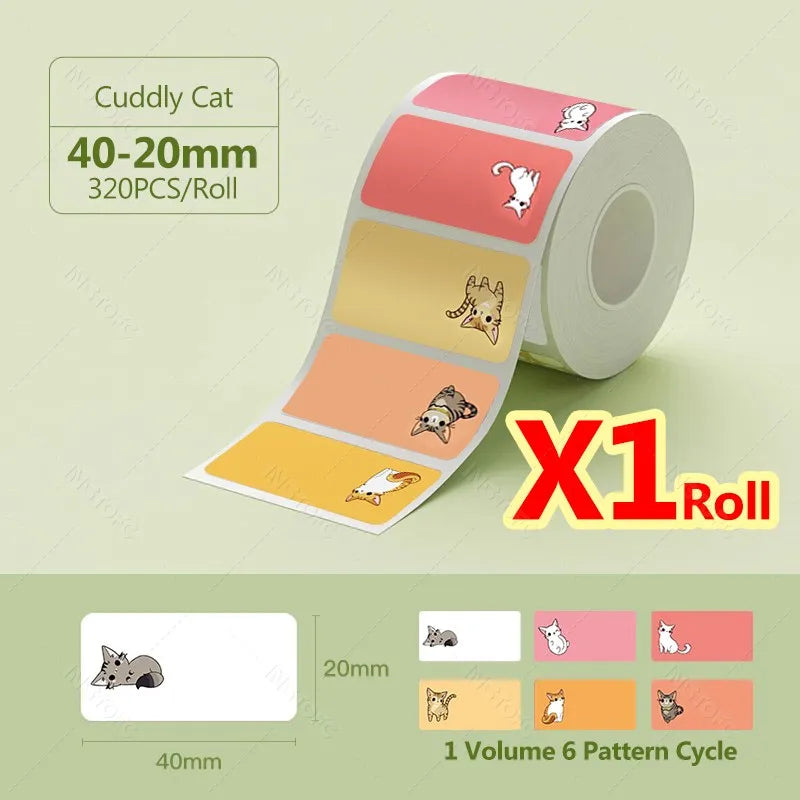 NiiMBOT Waterproof Label Paper for B1 B21 B3S Mini Printers