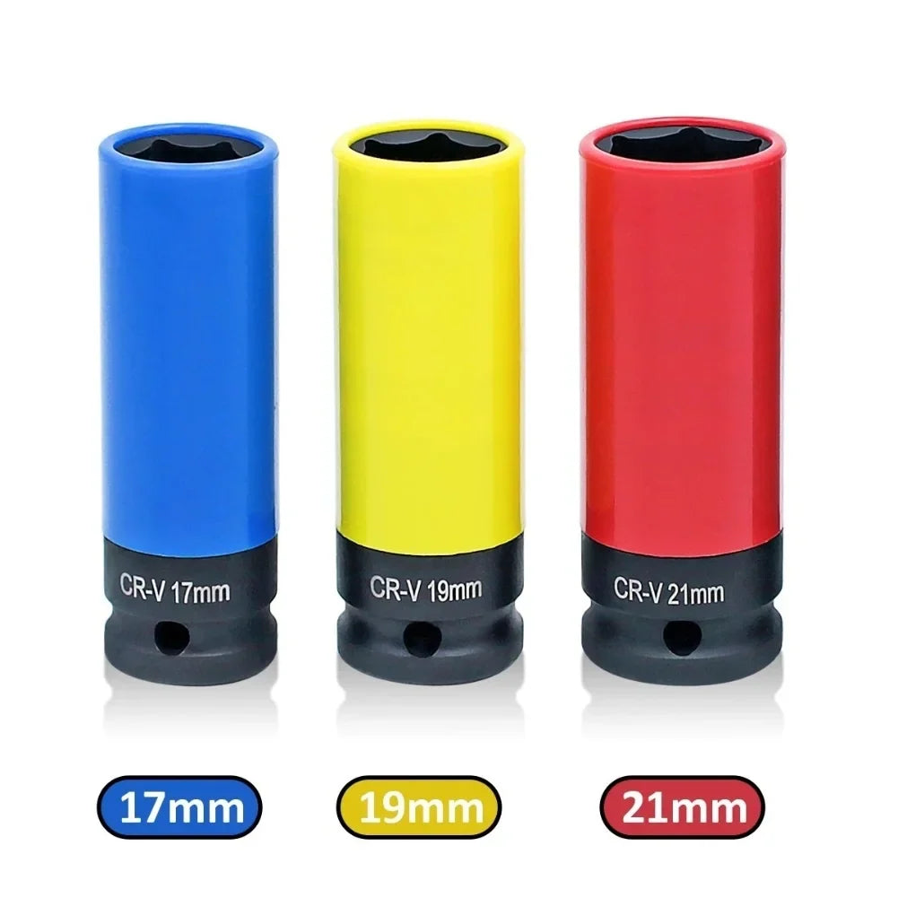 Wheel Protector Socket 17/19/21mm 1/2" Drive | DAZZLEEX
