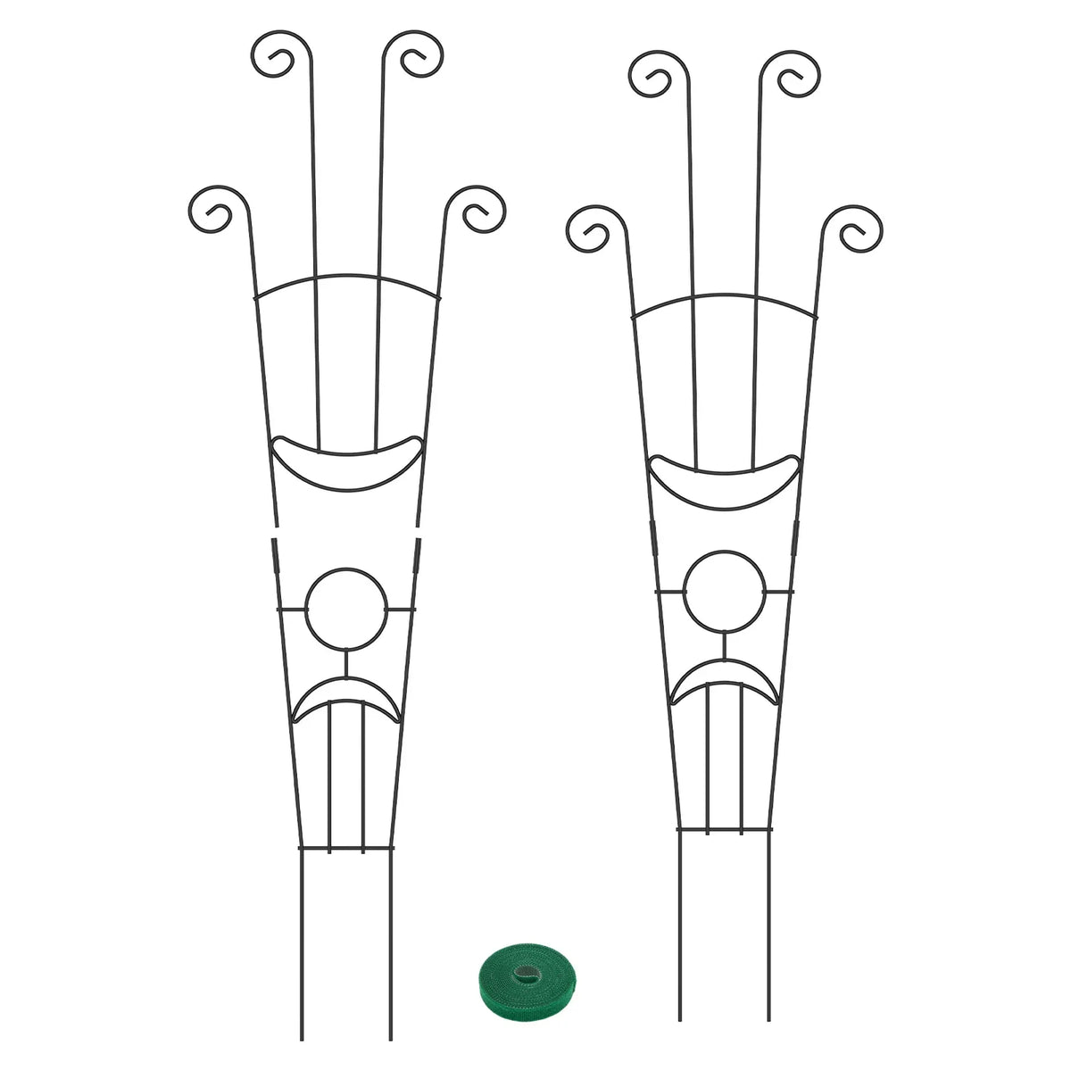 Metal Plant Climbing Trellis 2Pcs – Monstera Vine Support
