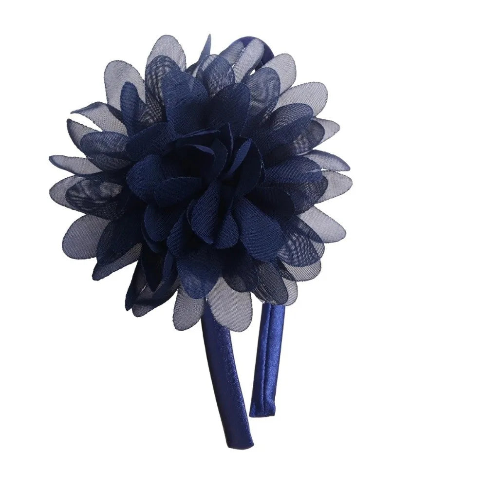 Big Flower Girls Headband – Multi-Layer Princess Hairband