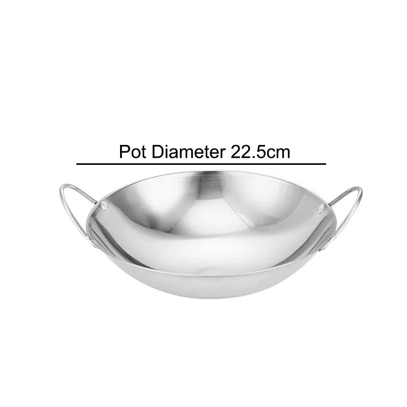 Stainless Steel Honeycomb Non-Stick Skillet with Handle