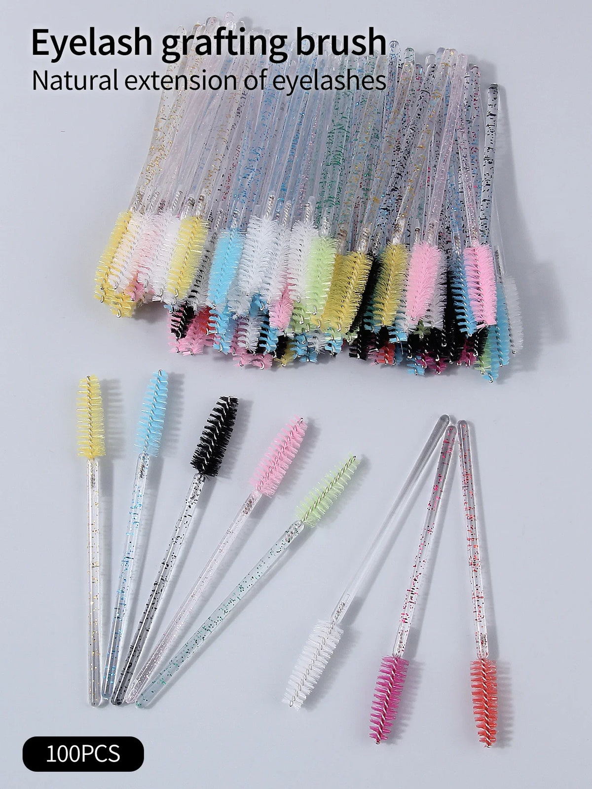 Disposable Mascara Wand Eyelash Brush Set 100/200pcs
