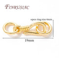 14K Gold Plated Necklace Clasp Connectors – DIY Jewelry Findings