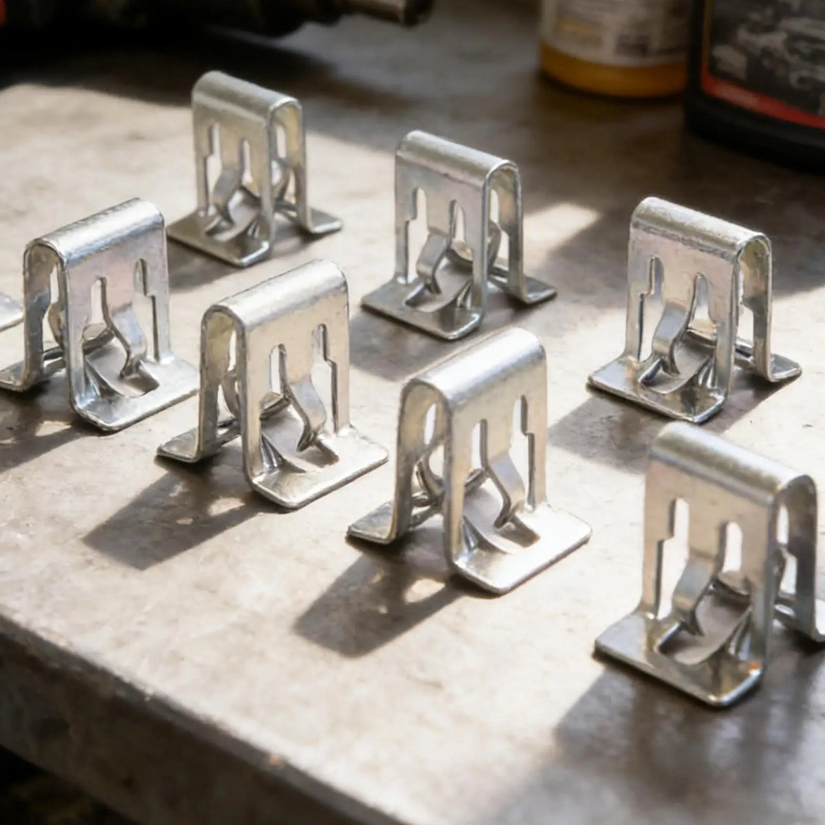 10-Pack Metal Car Dashboard Trim Clips | Panel Retainer Buckles