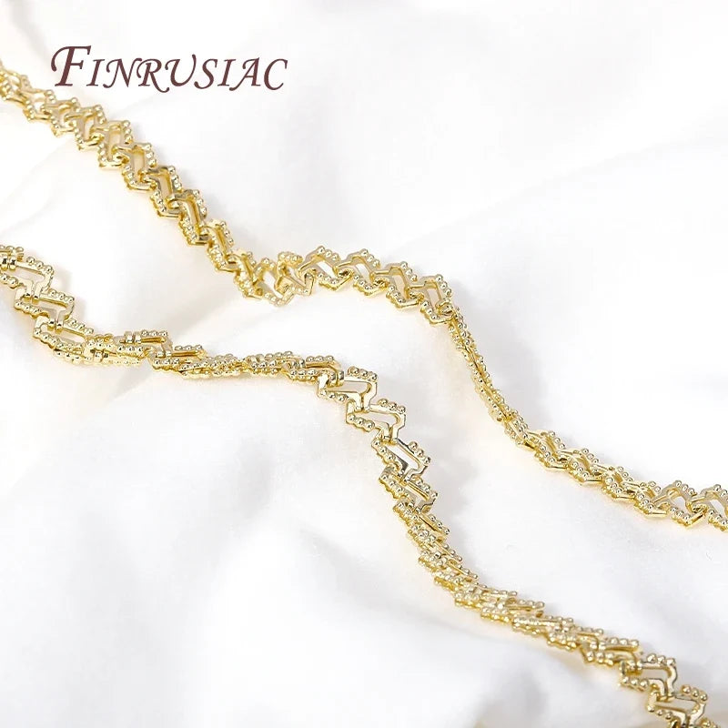 18K Gold Plated Brass Chain 6mm – DIY Jewelry Making