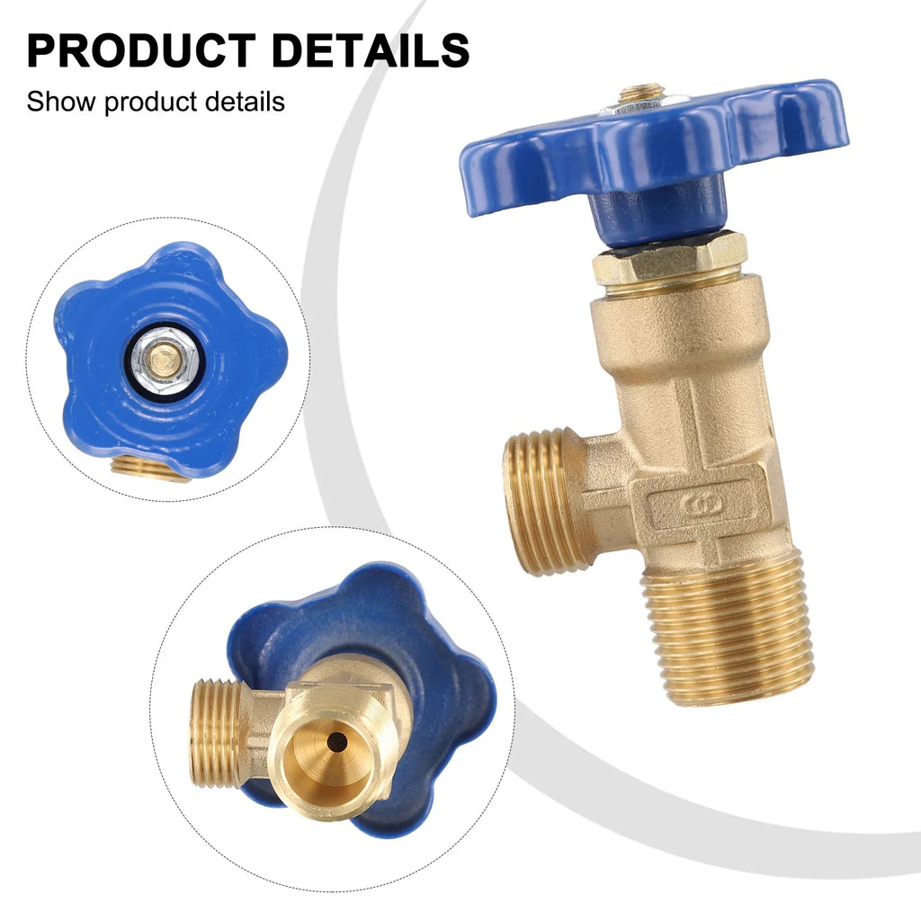 WP-15 Argon Gas Cylinder Valve – Copper Head Regulator