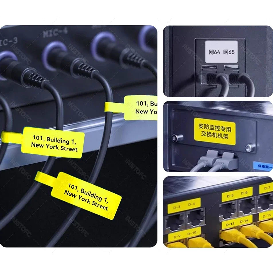 Niimbot M2 Thermal Transfer Labels – Outdoor Cable & Wire Tags