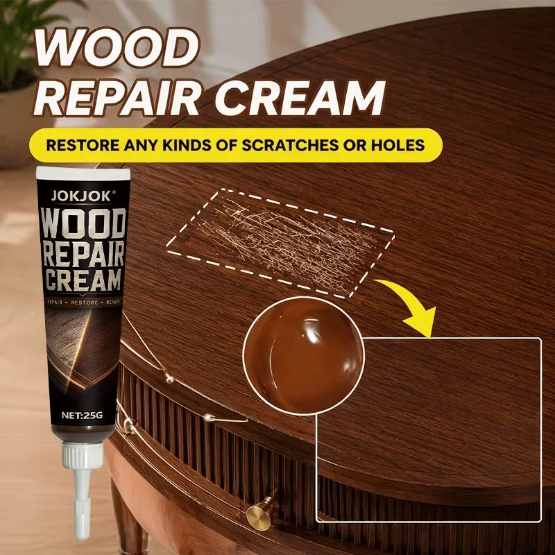 Wood Color Repair Paste 25g – Furniture Scratch Repair Cream