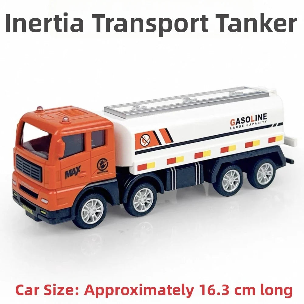 Kids Engineering Vehicle Toy Set – Excavator, Crane & Truck