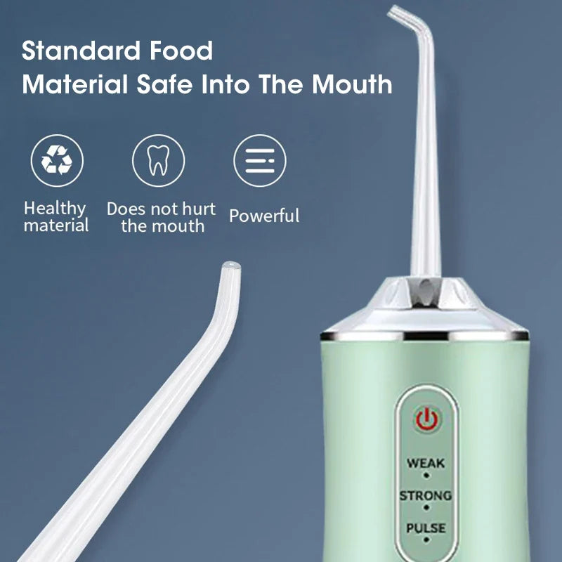Portable Water Flosser Oral Irrigator – USB Rechargeable 220ml
