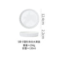 White Ceramic Round Stripe Pizza Baking Tray – 18cm