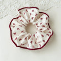 Red Polka Dot Hair Ties – Cute Elastic Bands for Women & Girls