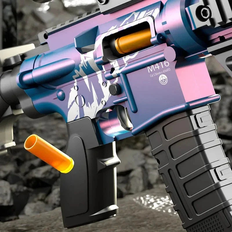 M416 Soft Bullet Suction Cup Toy Gun – Manual Shooter for Kids