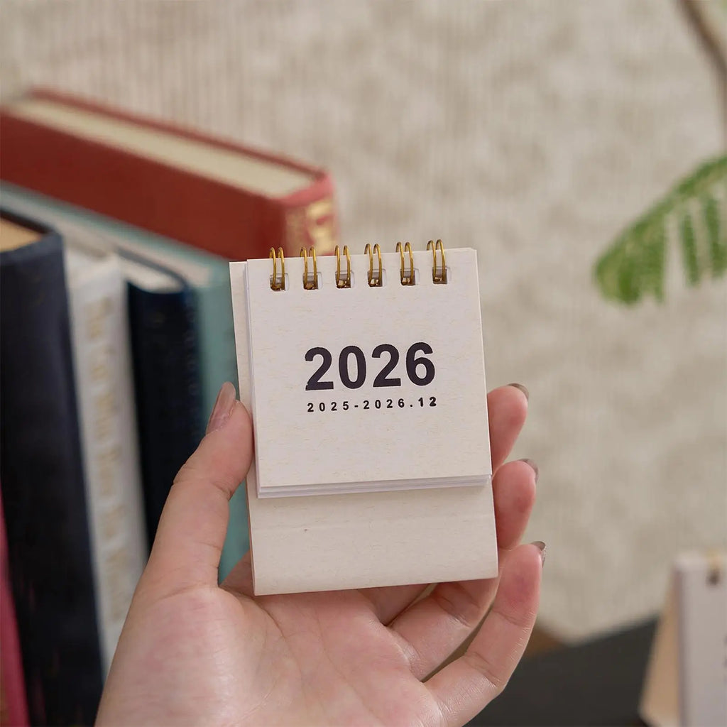 2026 Mini Desk Calendar – Monthly Planner & Scheduler