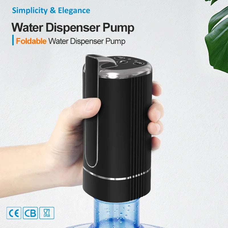 NOCCLILI Foldable USB Water Bottle Pump Dispenser | 800mAh