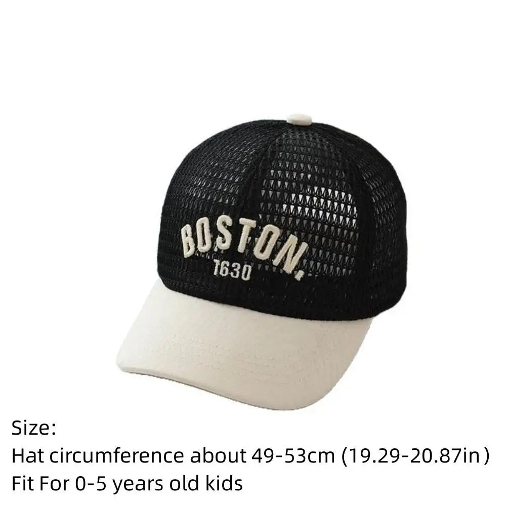 Toddler Baseball Cap – Breathable Mesh Sun Visor Hat for Kids