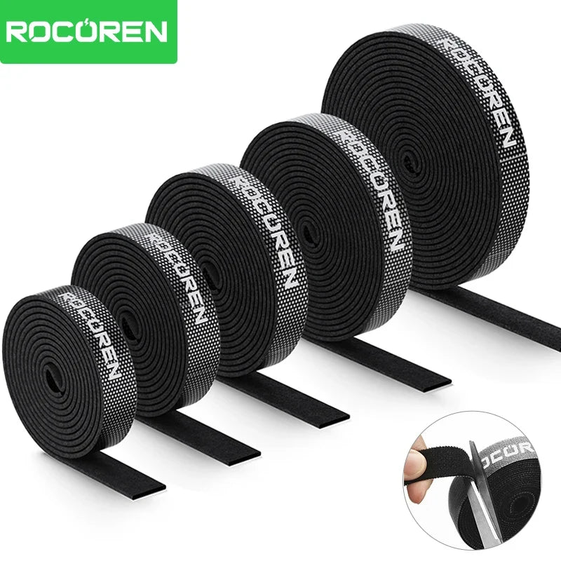 ROCOREN Tearable Cable Organizer Wire Winder & Cord Holder