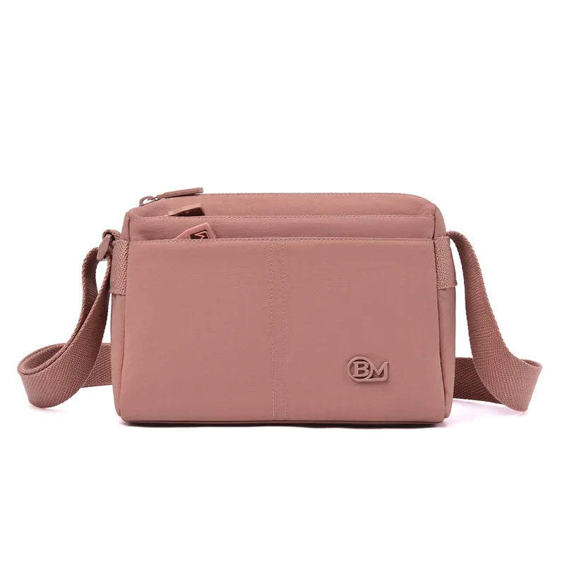 Nixie Minimalist Large Capacity Waterproof Nylon Crossbody Bag
