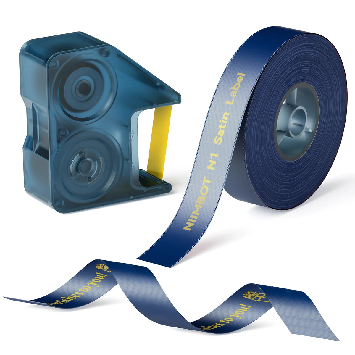 NIIMBOT N1/B18 Satin Ribbon Labels & Carbon Ribbon Set