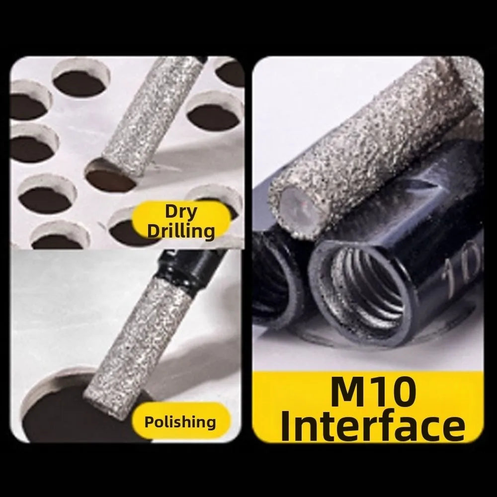 M10 Diamond Brazed Tile Drilling Bit 6-12mm | Angle Grinder