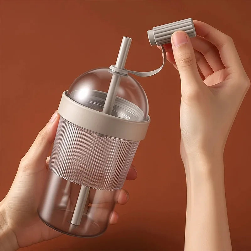 17oz Reusable Coffee Tumbler with Lid & Straw | Nixie Travel Mug