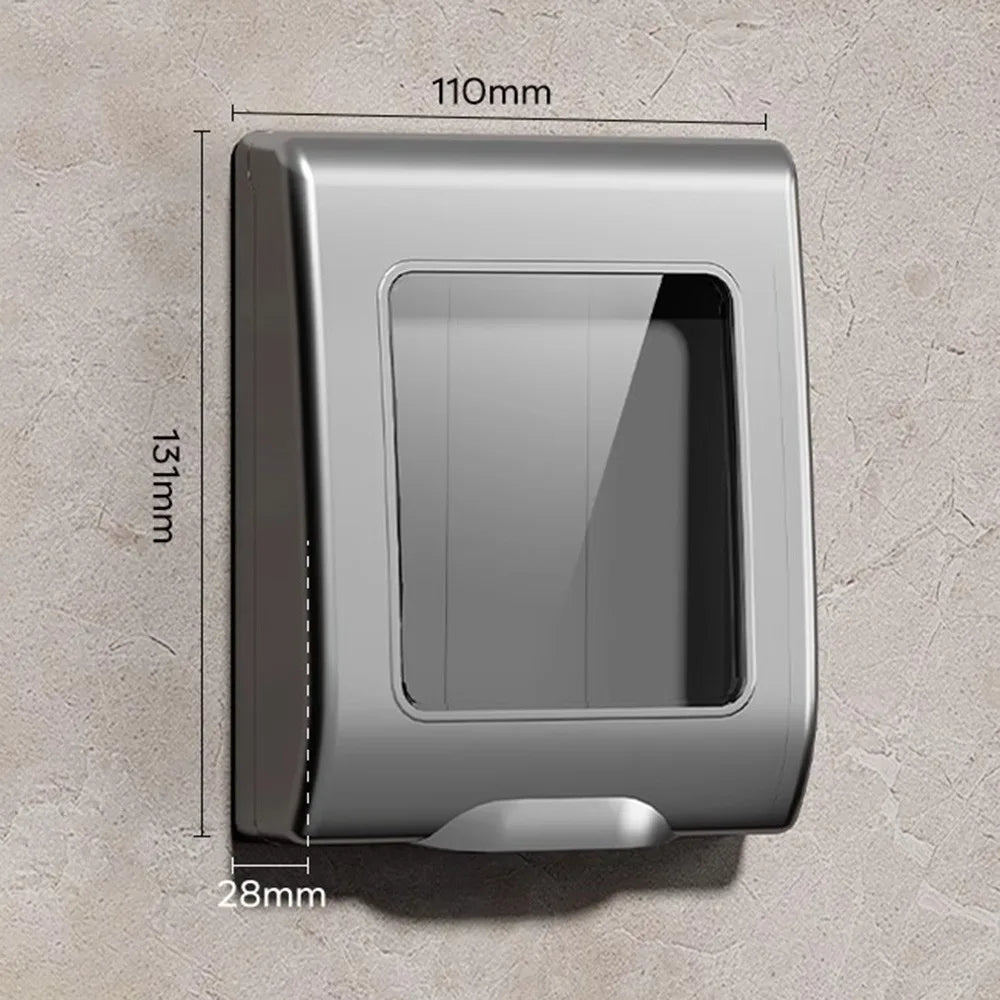 Waterproof Switch Cover | Transparent Splash-Proof Plug Box