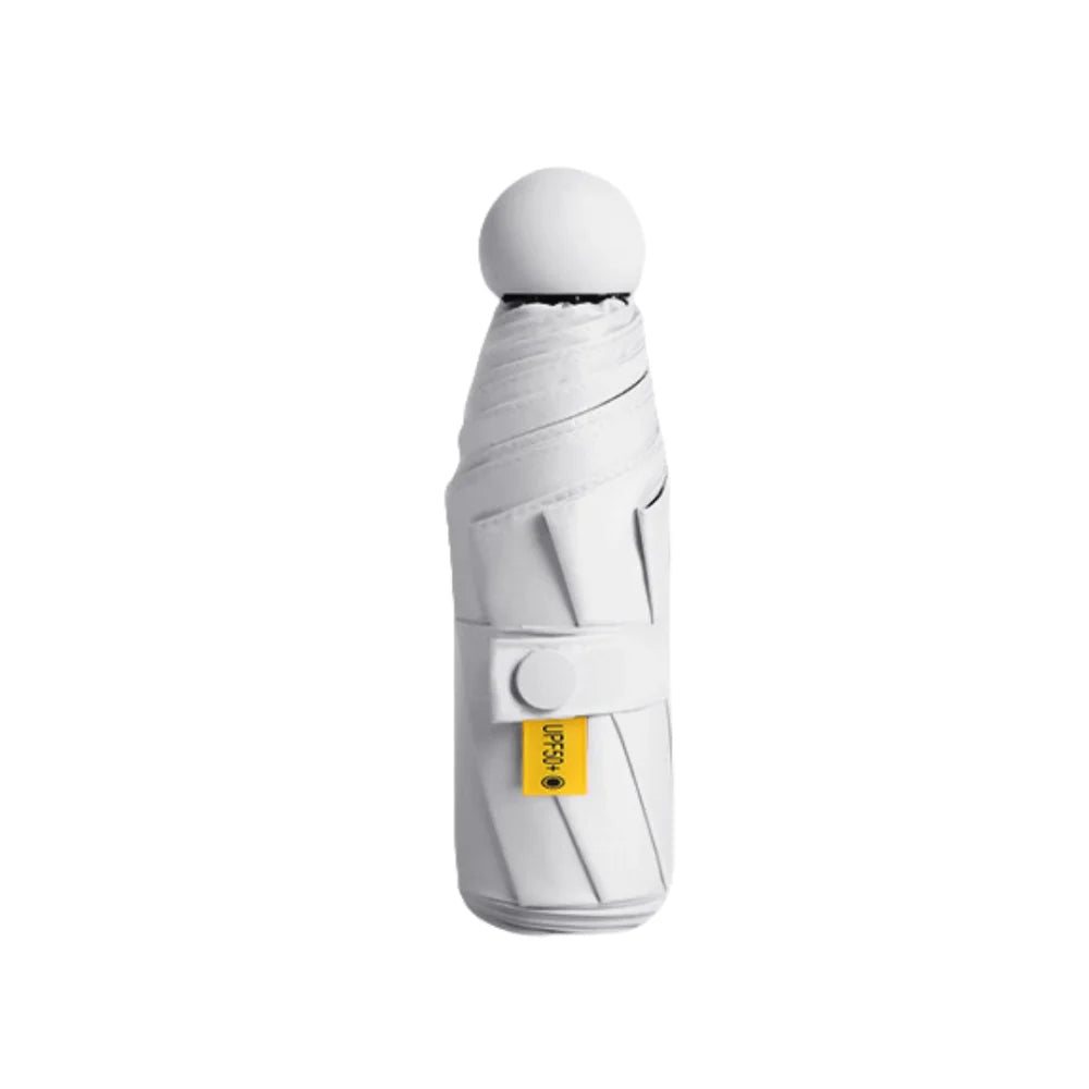 Mini Capsule Folding Umbrella UPF50+ UV & Rain Protection