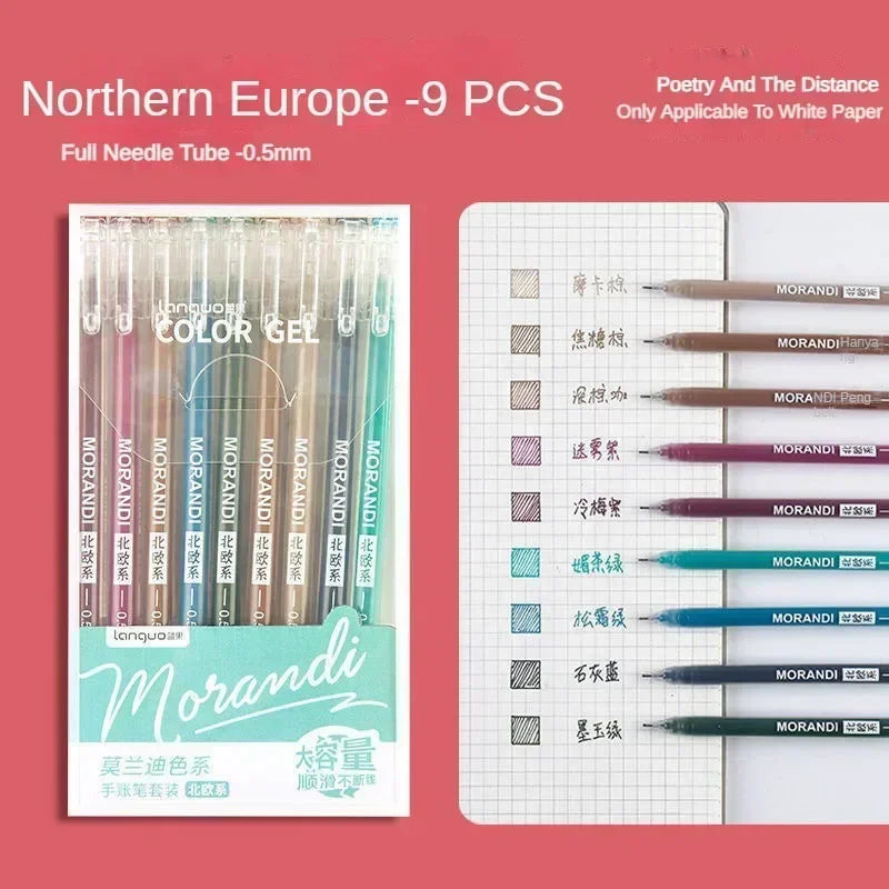 Glitter Gel Pen Set 162 Colors – 0.5mm & 1.0mm Art Pens