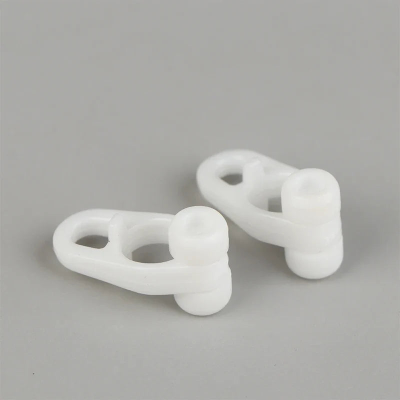 50pcs Curtain Rail Sliding Wheel Hooks – Universal Straight & Curved
