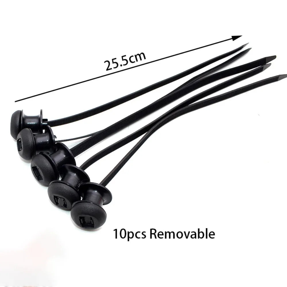 Nylon Zip Tie Buckles Self-Locking 20/50/100 Pcs Heavy Duty