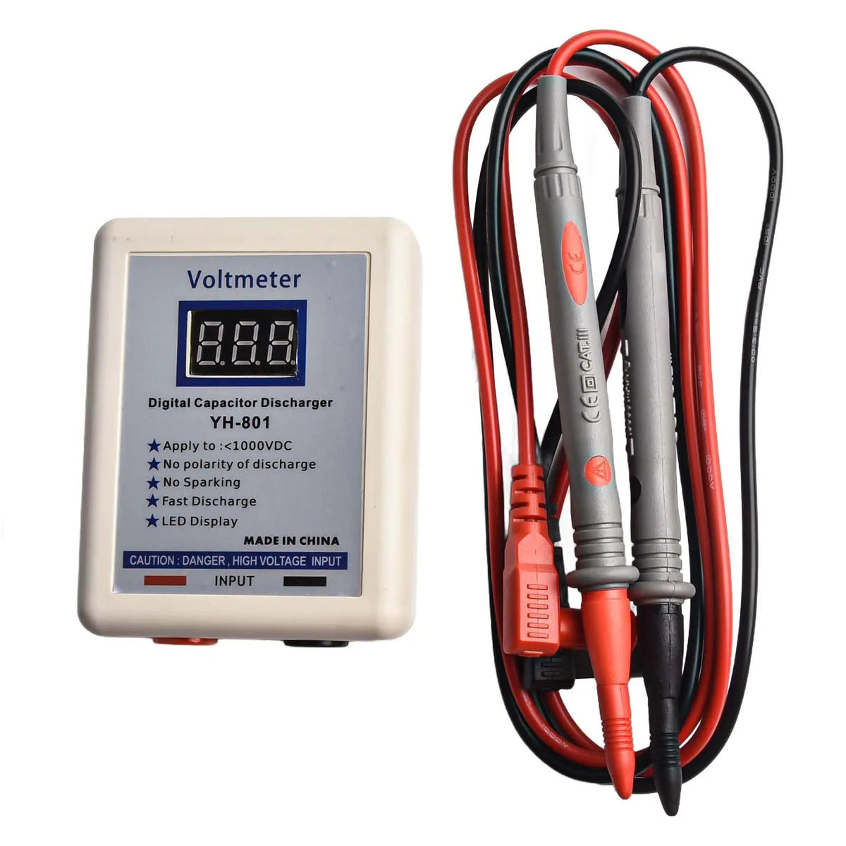 YMC-02 800V Capacitor Discharge Pen with DC Voltmeter