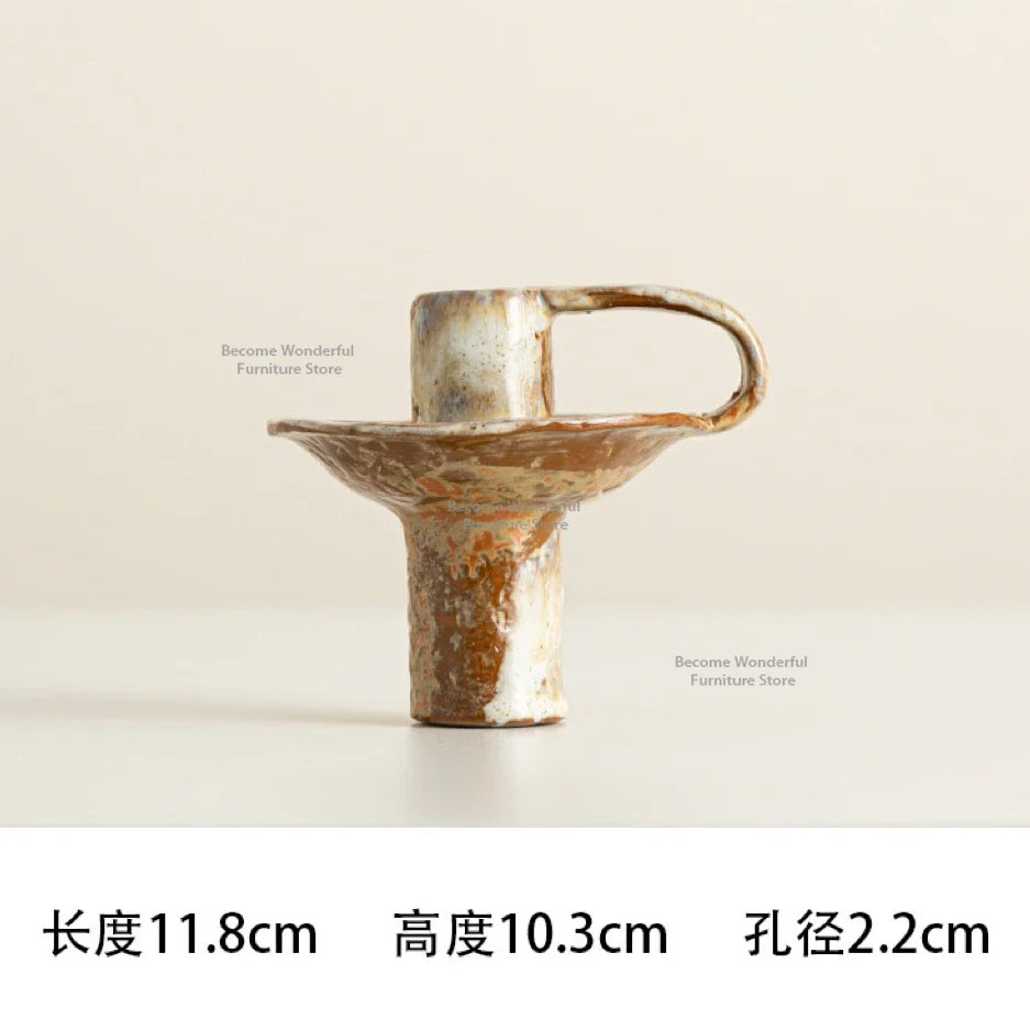 Retro Ceramic Tea Light Candle Holders – Home Décor