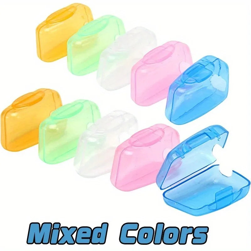 Portable Toothbrush Head Covers 10 Pcs – Dustproof Travel Case