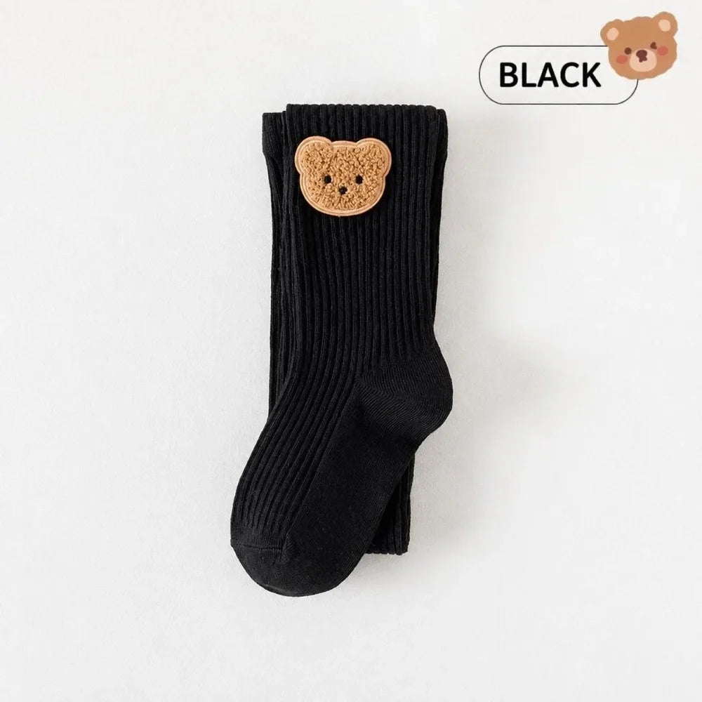 Soft Cotton Baby Girls Footed Leggings | Toddler Tights 0–6 Yrs