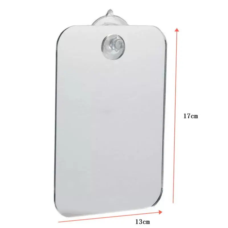 Fogless Shower Shaving Mirror – Portable Acrylic Anti-Fog