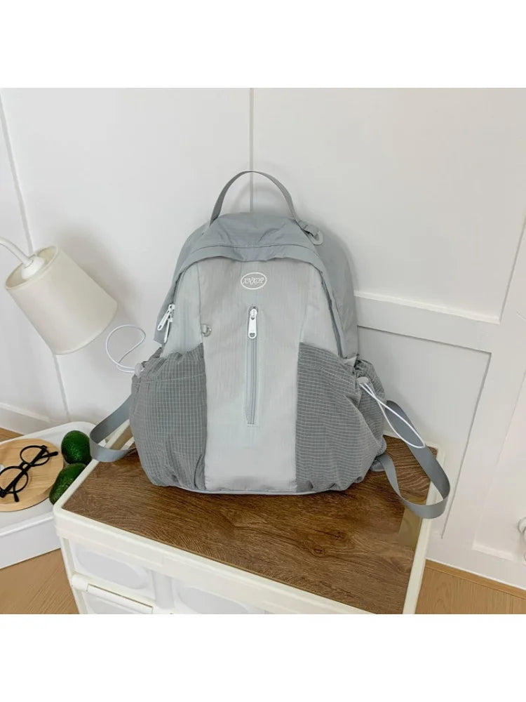 Nixie Plaid Backpack for Girls & Students – Lightweight BB-810