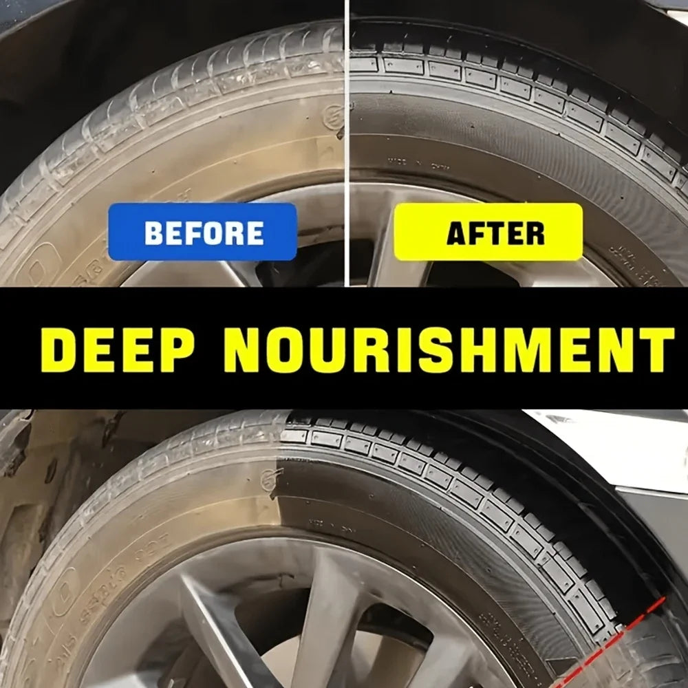 KJM Liquid Tire Wax – Gloss Enhancer & Rubber Protector