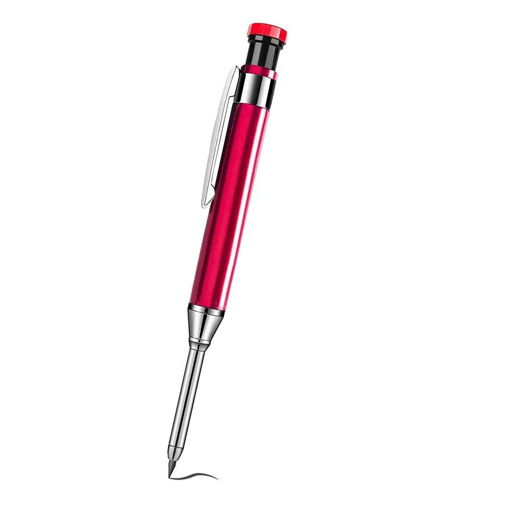 Deep Hole Marking Pencil with Built-In Sharpener | Carpenter