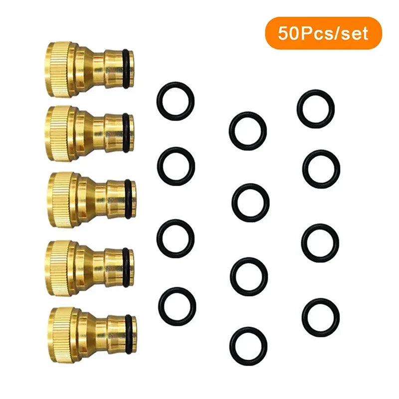 50pcs Garden Pipe O-Ring Sealing Rings – Waterproof Hose Joints