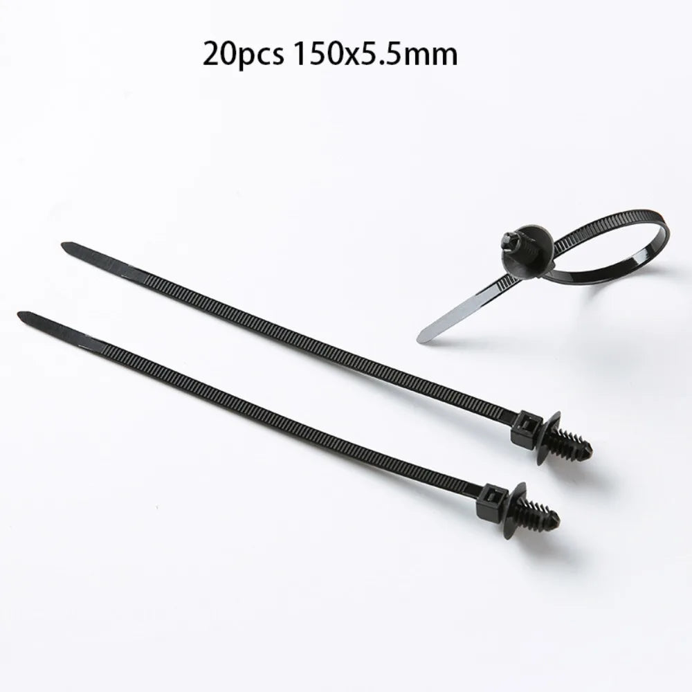 Nylon Zip Tie Buckles Self-Locking 20/50/100 Pcs Heavy Duty