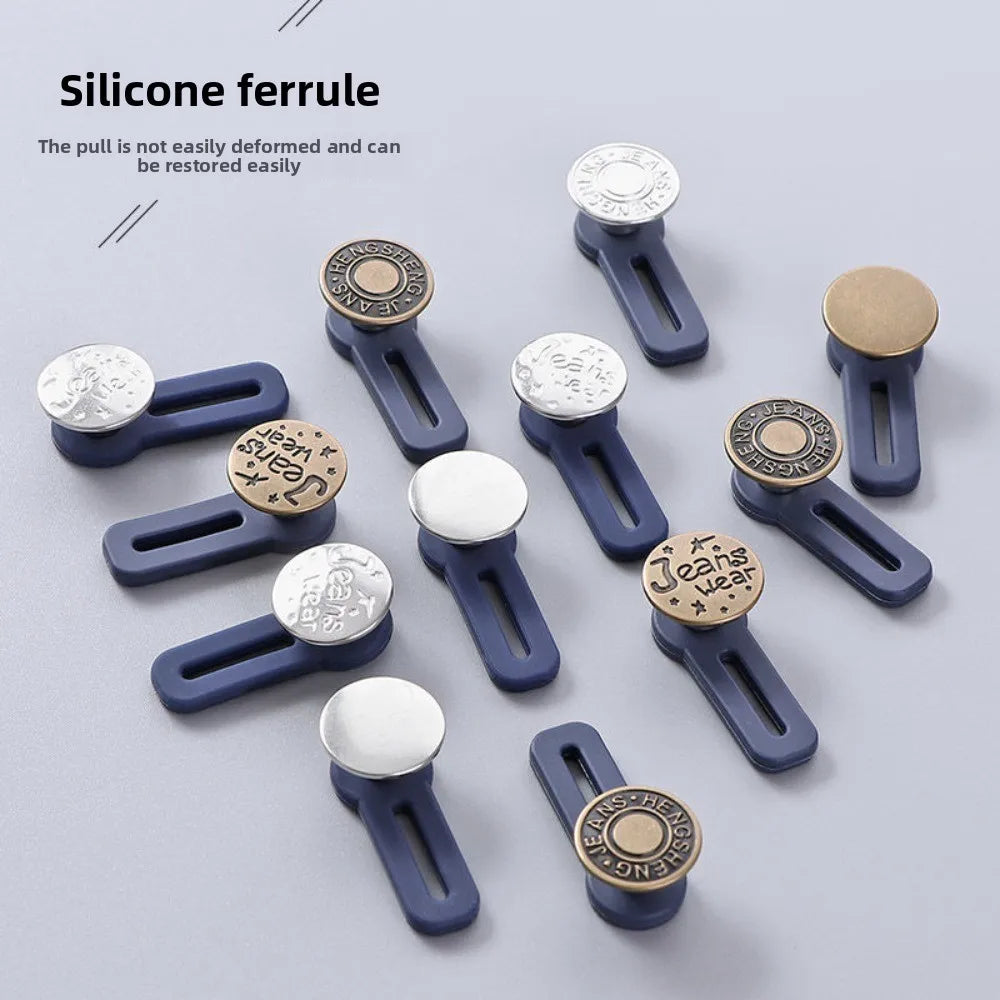 Metal Pants Waist Extender Buttons – DIY Jeans Button Kit