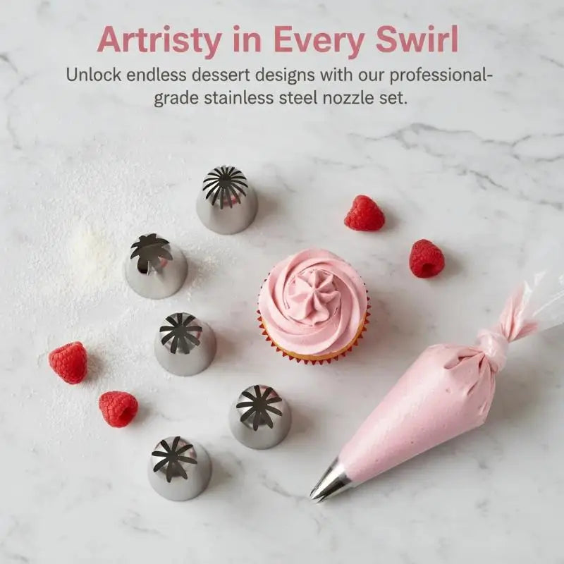 Square Icing Piping Nozzles – Cake Decorating Pastry Tips Set