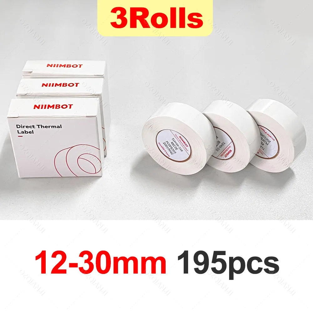 Niimbot Thermal Label Paper Rolls – Waterproof Anti-Oil Stickers