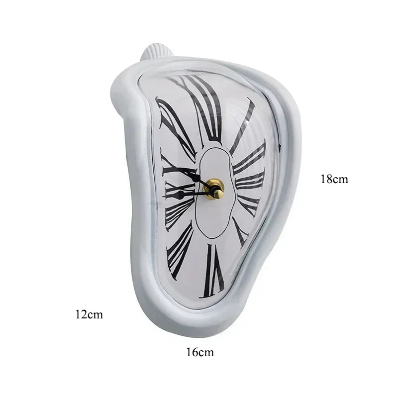 Surreal Melting Wall Clock – Salvador Dali Style Home Décor